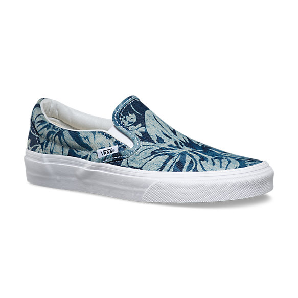 vans slip on blu